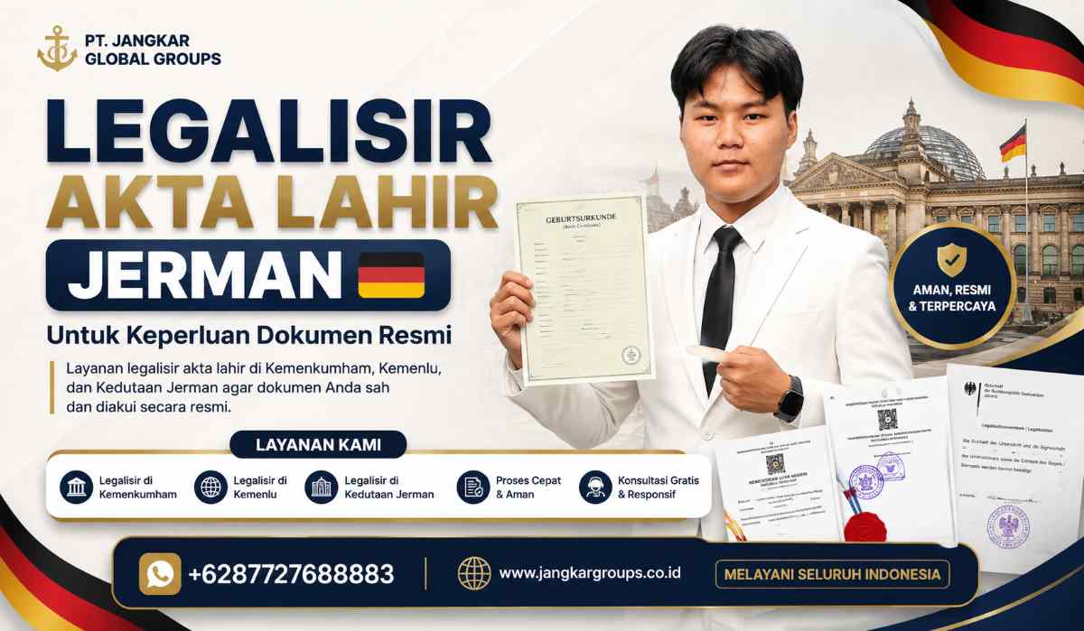 Legalisir Akta Lahir Jerman untuk Keperluan Dokumen Resmi