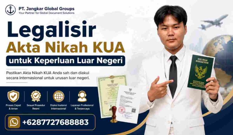Legalisir Akta Nikah KUA untuk Keperluan Luar Negeri