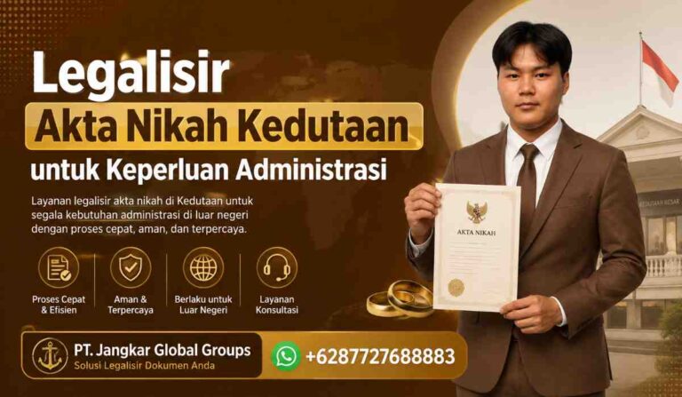 Legalisir Akta Nikah Kedutaan untuk Keperluan Administrasi