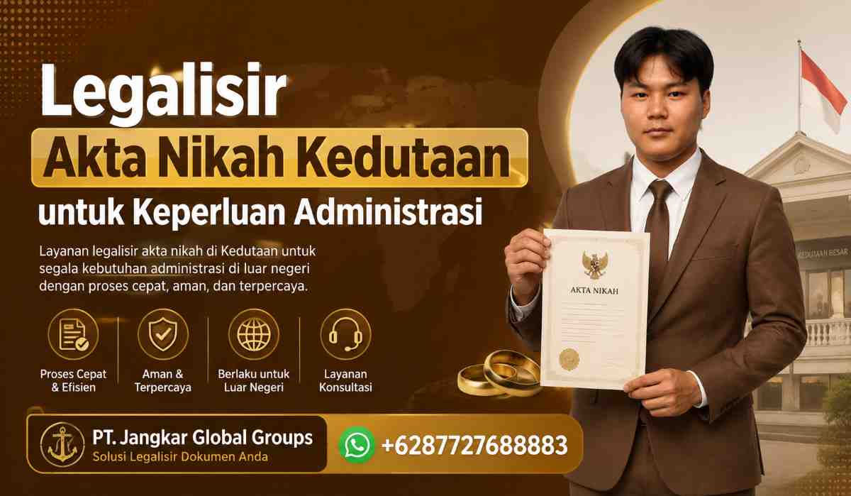 Legalisir Akta Nikah Kedutaan untuk Keperluan Administrasi