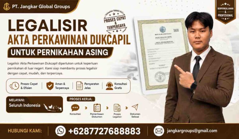 Legalisir Akta Perkawinan Dukcapil untuk Pernikahan Asing