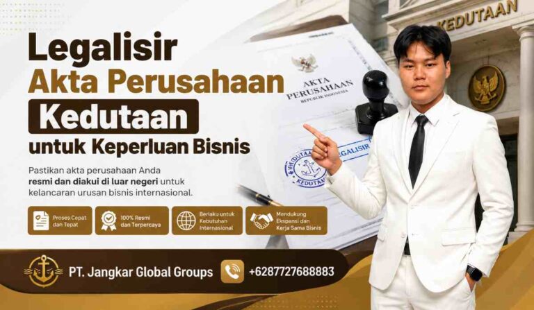 Legalisir Akta Perusahaan Kedutaan untuk Keperluan Bisnis