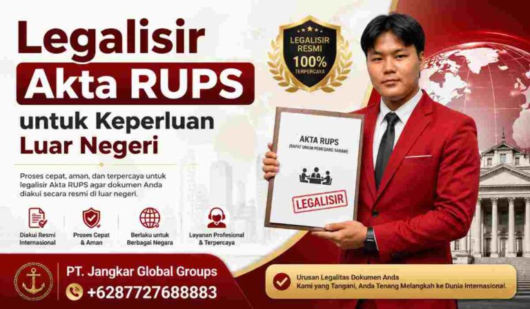 Legalisir Akta RUPS untuk Keperluan Luar Negeri