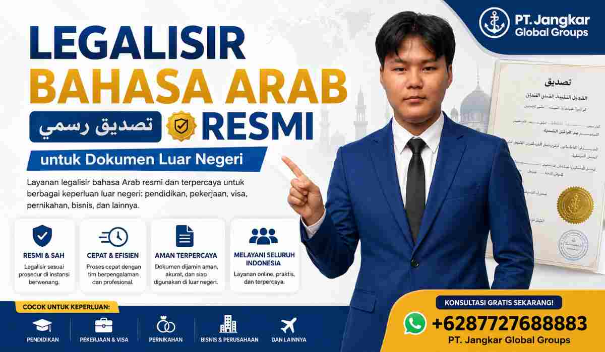 Legalisir Bahasa Arab Resmi untuk Dokumen Luar Negeri