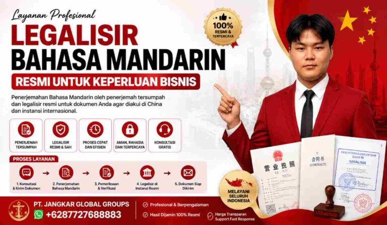 Legalisir Bahasa Mandarin Resmi untuk Keperluan Bisnis