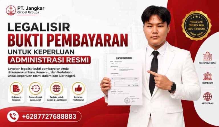 Legalisir Bukti Pembayaran untuk Keperluan Administrasi Resmi