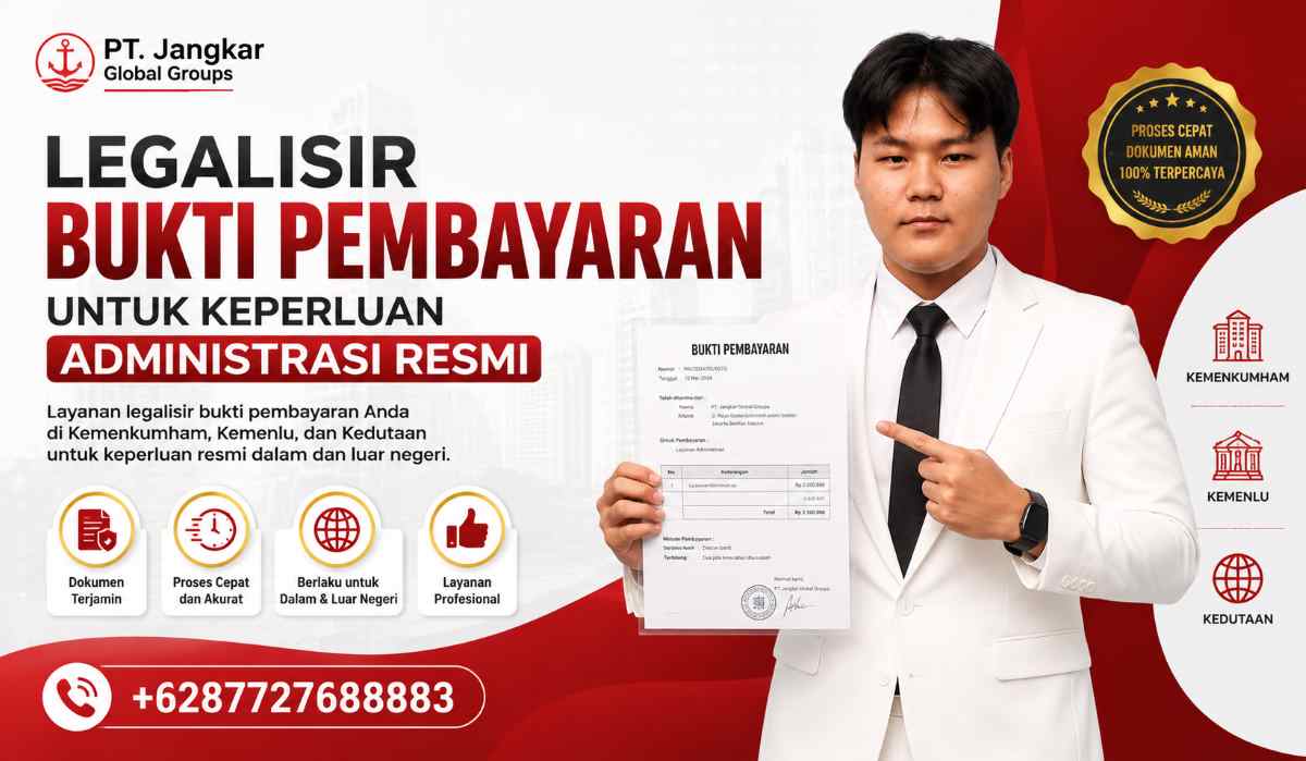 Legalisir Bukti Pembayaran untuk Keperluan Administrasi Resmi