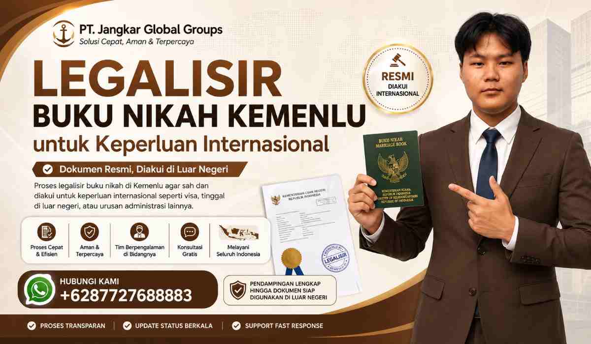 Legalisir Buku Nikah Kemenlu untuk Keperluan Internasional