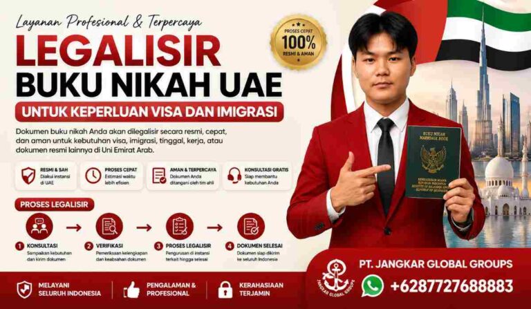 Legalisir Buku Nikah UAE untuk Keperluan Visa dan Imigrasi