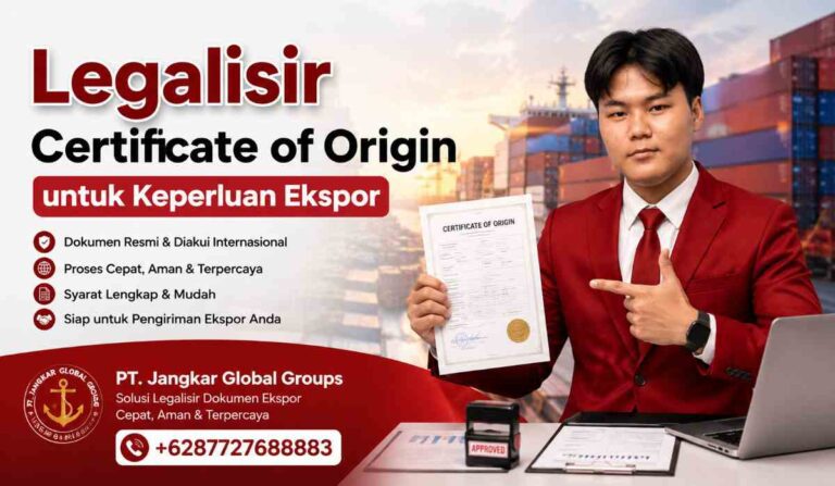 Legalisir Certificate of Origin untuk Keperluan Ekspor