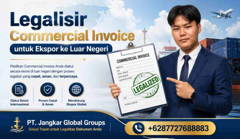 Legalisir Commercial Invoice untuk Ekspor ke Luar Negeri