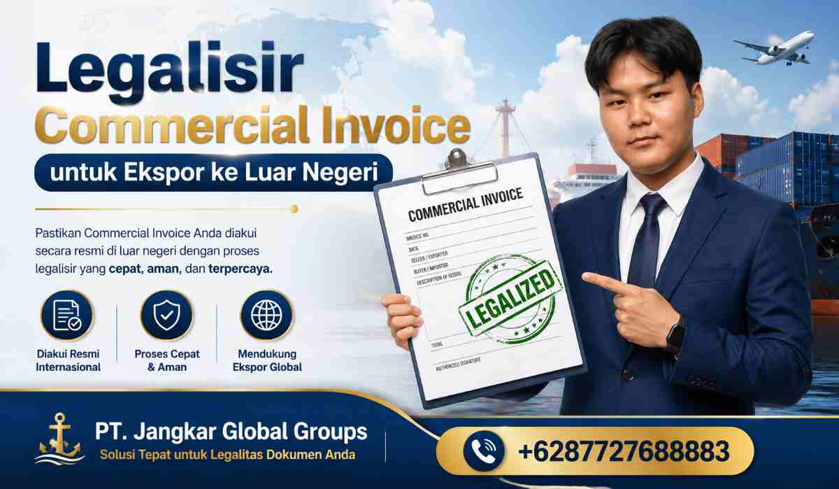Legalisir Commercial Invoice untuk Ekspor ke Luar Negeri
