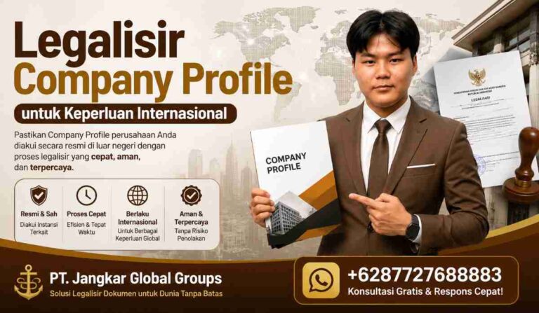 Legalisir Company Profile untuk Keperluan Internasional