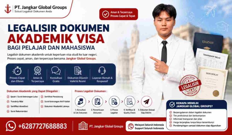 Legalisir Dokumen Akademik Visa bagi Pelajar dan Mahasiswa