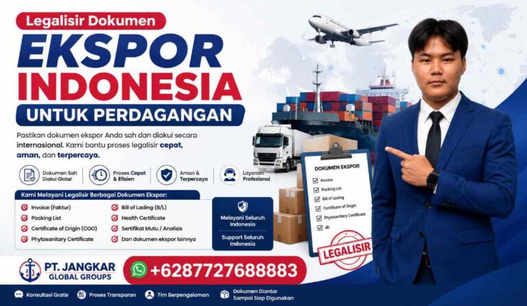 Legalisir Dokumen Ekspor Indonesia untuk Perdagangan