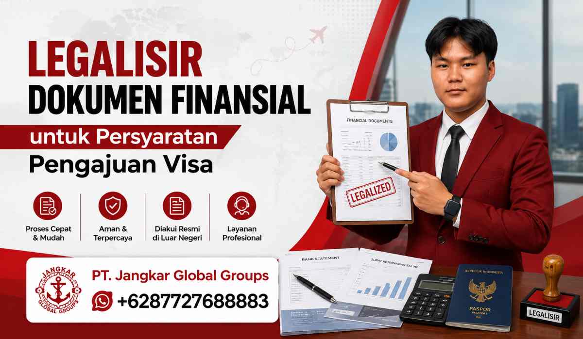 Legalisir Dokumen Finansial untuk Persyaratan Pengajuan Visa