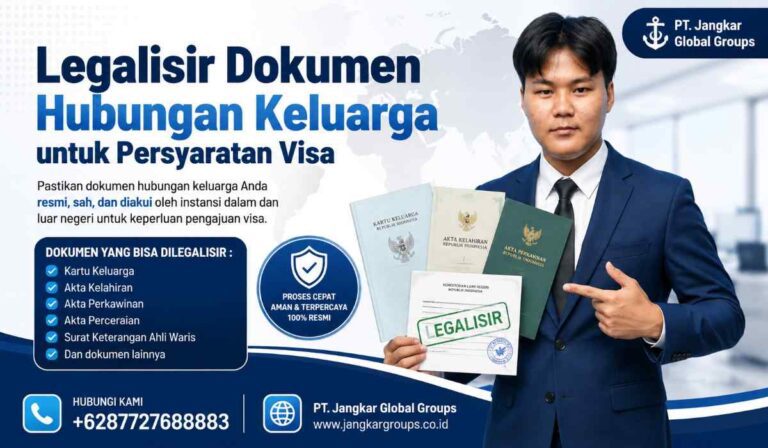 Legalisir Dokumen Hubungan Keluarga untuk Persyaratan Visa