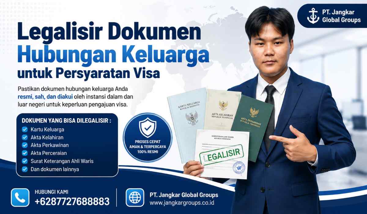 Legalisir Dokumen Hubungan Keluarga untuk Persyaratan Visa