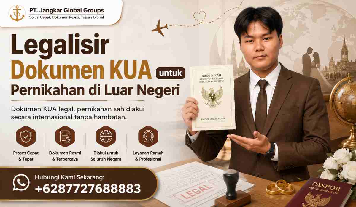 Legalisir Dokumen KUA untuk Pernikahan di Luar Negeri