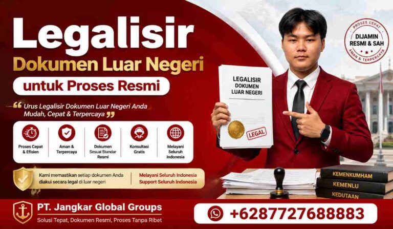 Legalisir Dokumen Luar Negeri untuk Proses Resmi
