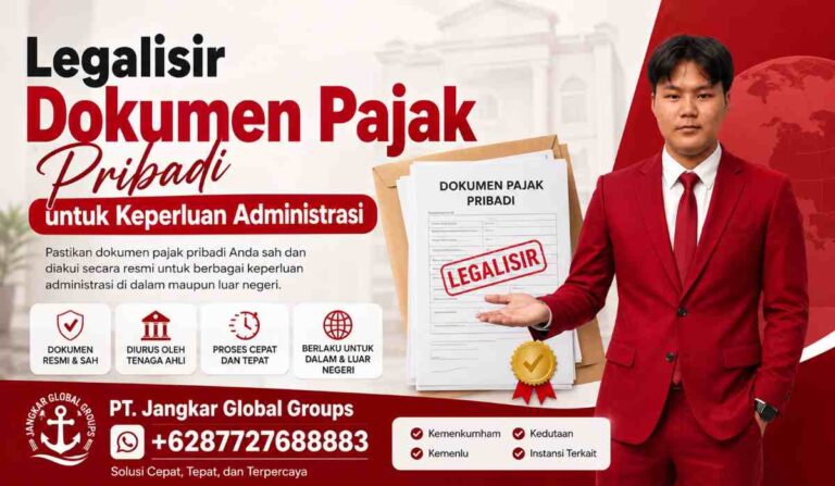 Legalisir Dokumen Pajak Pribadi untuk Keperluan Administrasi