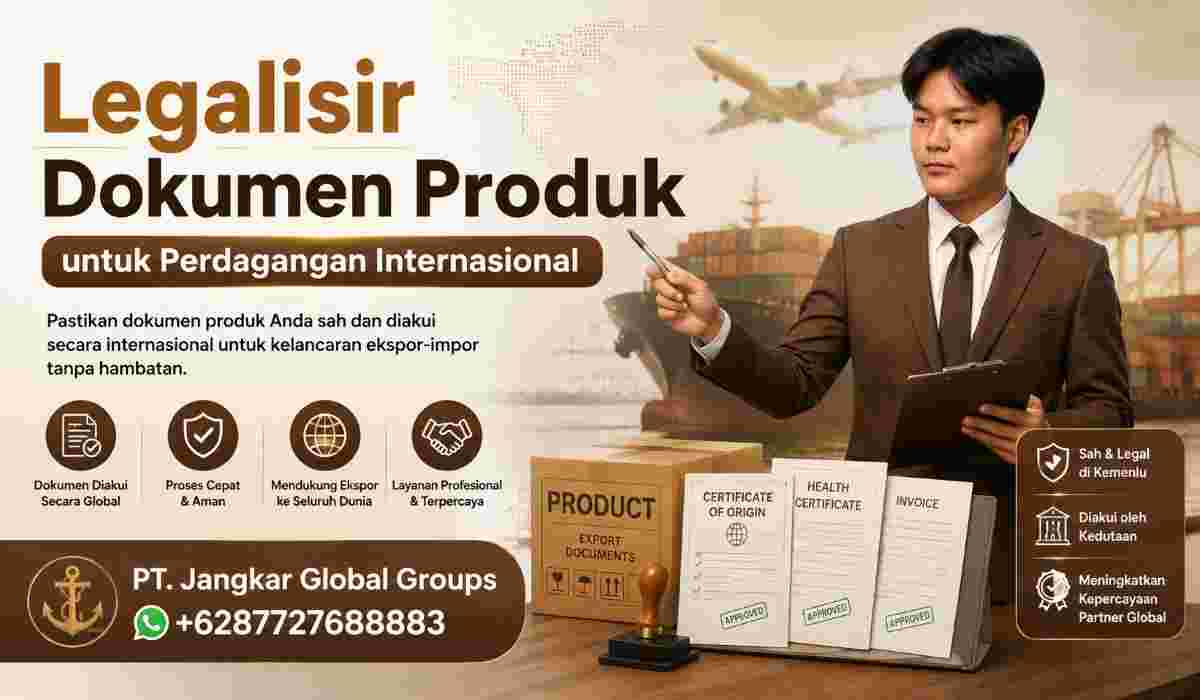 Legalisir Dokumen Produk untuk Perdagangan Internasional