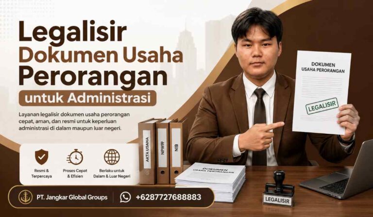 Legalisir Dokumen Usaha Perorangan untuk Administrasi