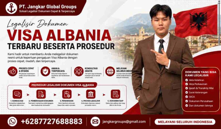 Legalisir Dokumen Visa Albania Terbaru Beserta Prosedur