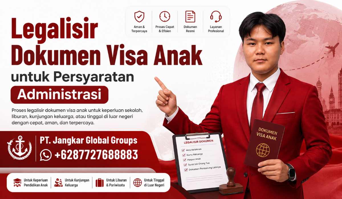 Legalisir Dokumen Visa Anak untuk Persyaratan Administrasi
