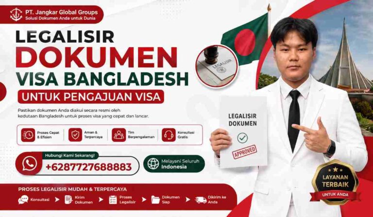 Legalisir Dokumen Visa Bangladesh untuk Pengajuan Visa
