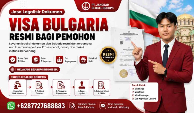 Legalisir Dokumen Visa Bulgaria Resmi bagi Pemohon