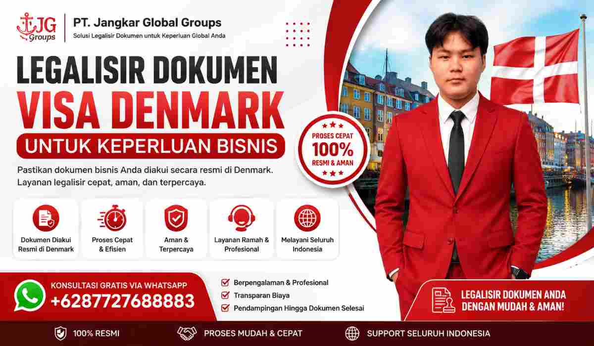 Legalisir Dokumen Visa Denmark untuk Keperluan Bisnis