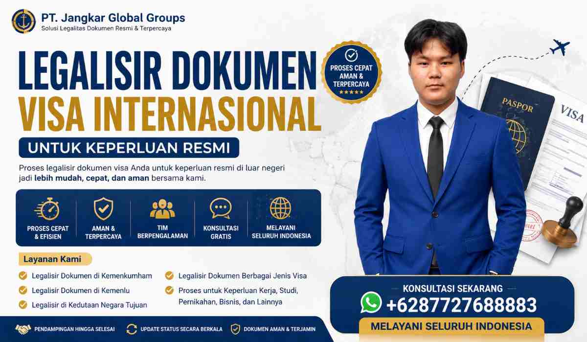 Legalisir Dokumen Visa Internasional untuk Keperluan Resmi