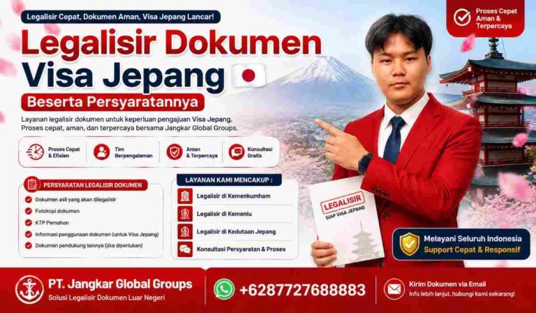 Legalisir Dokumen Visa Jepang Beserta Persyaratannya