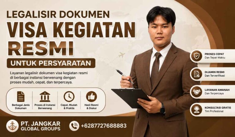 Legalisir Dokumen Visa Kegiatan Resmi untuk Persyaratan
