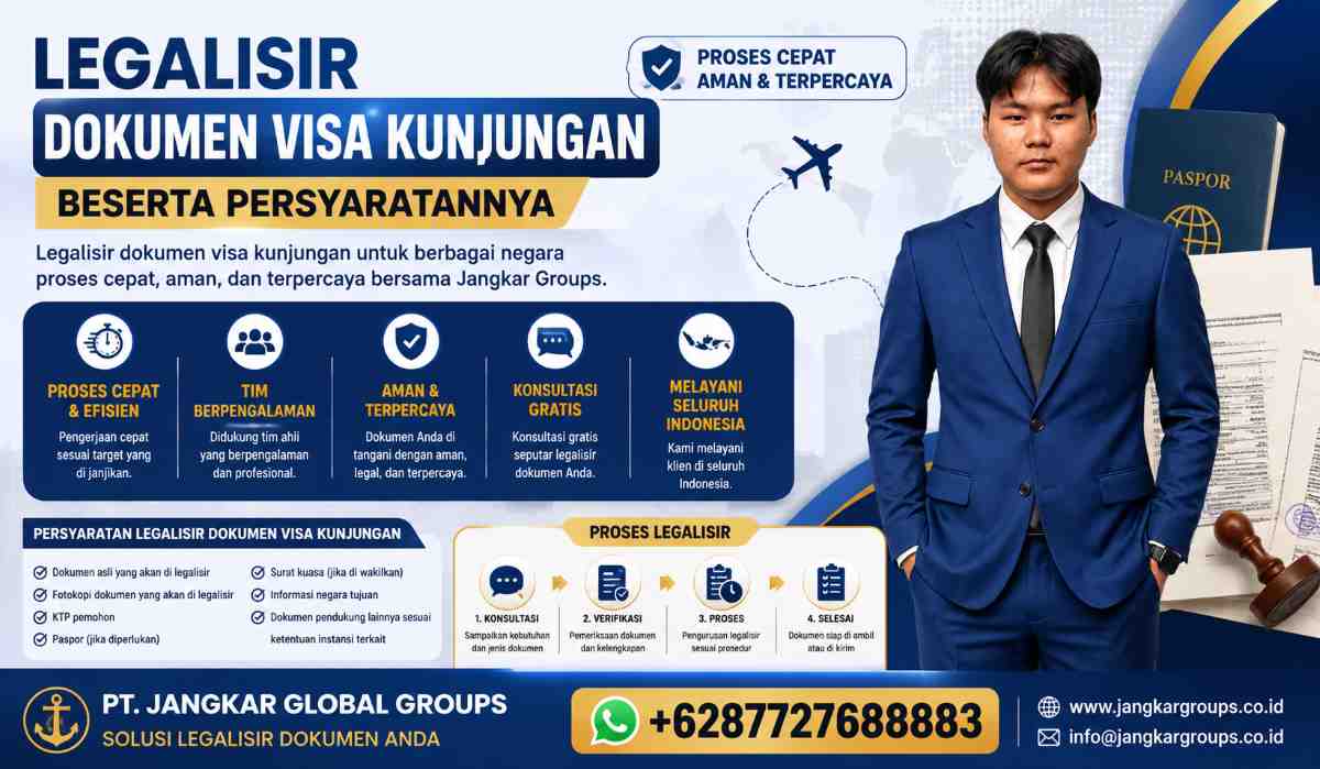 Legalisir Dokumen Visa Kunjungan Beserta Persyaratannya