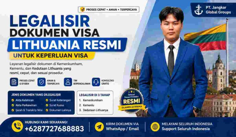 Legalisir Dokumen Visa Lithuania Resmi untuk Keperluan Visa