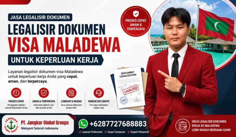 Legalisir Dokumen Visa Maladewa untuk Keperluan Kerja
