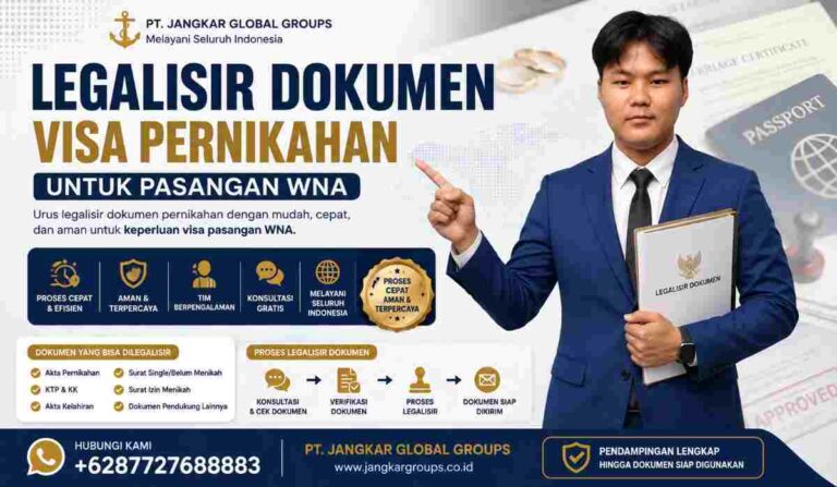 Legalisir Dokumen Visa Pernikahan untuk Pasangan WNA