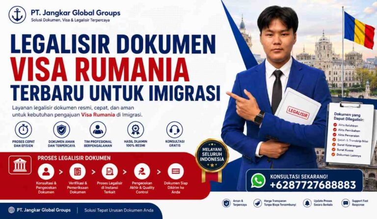 Legalisir Dokumen Visa Rumania Terbaru untuk Imigrasi