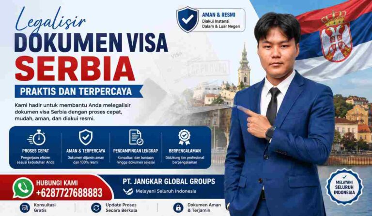 Legalisir Dokumen Visa Serbia Praktis dan Terpercaya