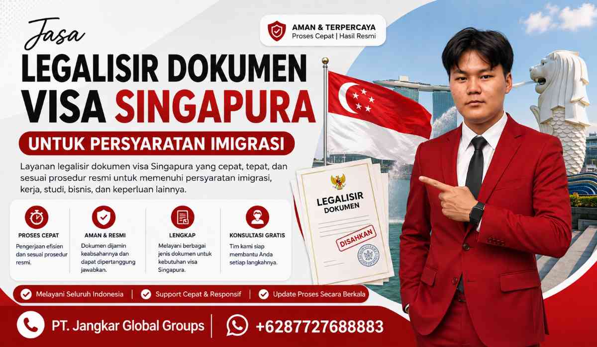 Legalisir Dokumen Visa Singapura untuk Persyaratan Imigrasi