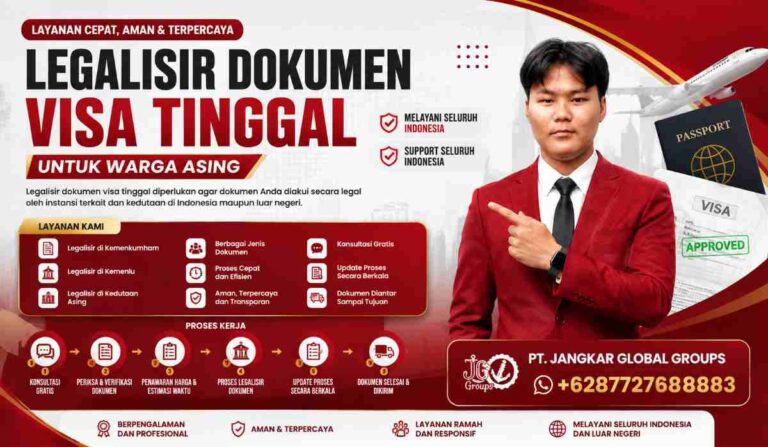 Legalisir Dokumen Visa Tinggal untuk Warga Asing