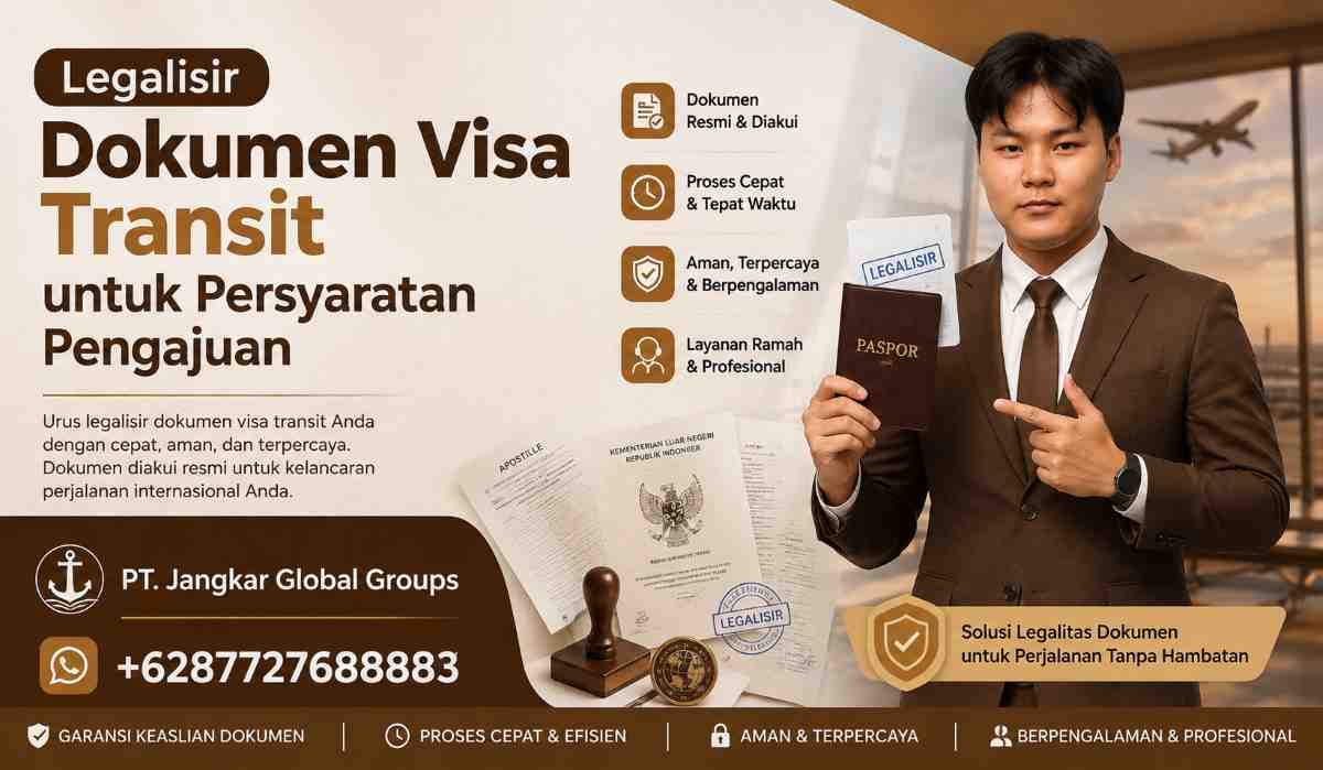 Legalisir Dokumen Visa Transit untuk Persyaratan Pengajuan