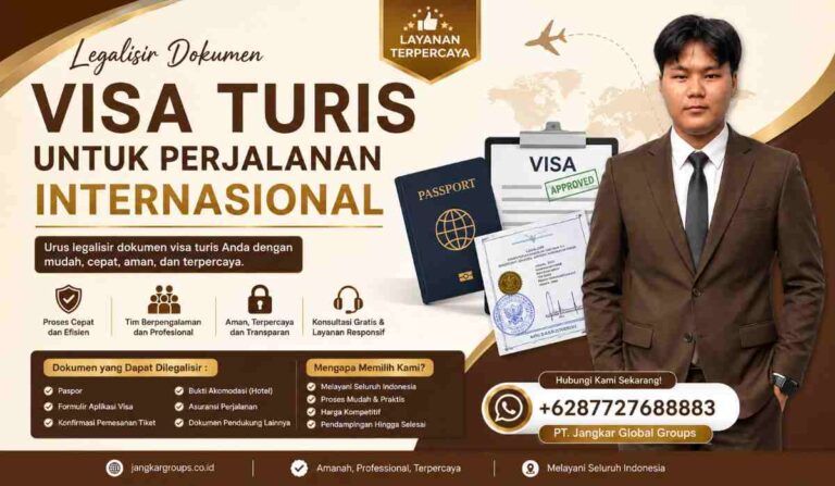 Legalisir Dokumen Visa Turis untuk Perjalanan Internasional