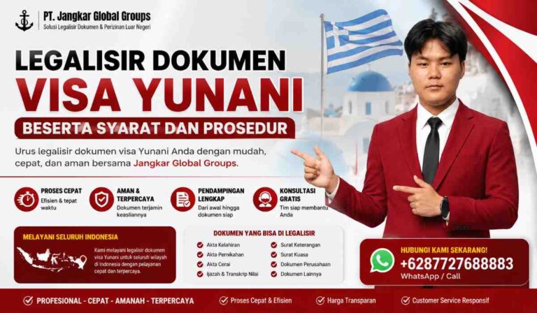 Legalisir Dokumen Visa Yunani Beserta Syarat dan Prosedur