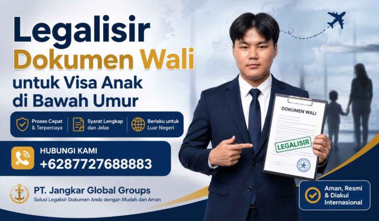 Legalisir Dokumen Wali untuk Visa Anak di Bawah Umur