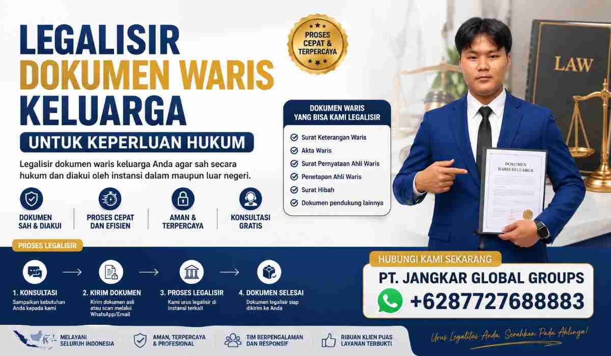 Legalisir Dokumen Waris Keluarga untuk Keperluan Hukum