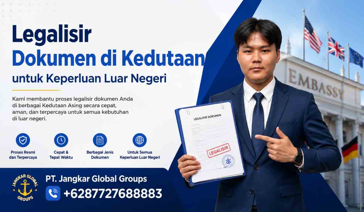 Legalisir Dokumen di Kedutaan untuk Keperluan Luar Negeri