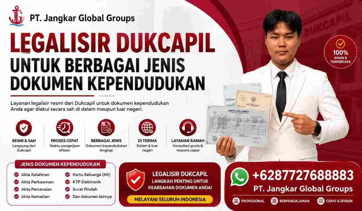 Legalisir Dukcapil untuk Berbagai Jenis Dokumen Kependudukan